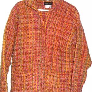 Invisible World Jacket -  Juneau Alaska  -  Art to Wear  Handmade Large